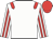 White body, red epaulettes, white arms, red striped, red cap