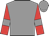 Grey, red sleeves, grey armlets