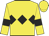 Yellow, black triple diamond and armlets