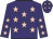 Purple, pink stars