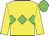 Yellow, green band of diamonds and cap