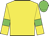Yellow body, yellow arms, green armlets, green cap
