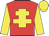 Red, Yellow cross of Lorraine, sleeves and cap