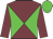 Garnet body, big-green diabolo, garnet arms, big-green cap