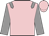 Pink, grey epaulets and sleeves
