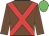 Chocolate, red cross sashes, lime green cap