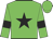 green, black star and armbands