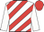 White and red diagonal stripes, Red cap