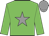 Green, grey star and cap