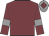 Garnet body, garnet arms, grey armlets, grey cap, garnet diamond