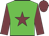 Green body, garnet star, garnet arms, garnet cap