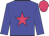 Blue body, rose star, blue arms, rose cap