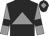 Black body, grey triangle, grey arms, black armlets, black cap, grey diamond