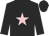 Black, pink star