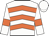 White, orange chevrons and armlets