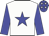 White body, blue star, blue arms, blue cap, white stars