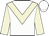 White body, beige chevron, beige arms, white cap