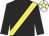 Black, yellow sash, white cap, yellow star