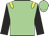 Light green, yellow epaulets, black sleeves