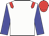 White body, red epaulettes, blue arms, red cap