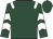 Dark green, white epaulets and chevrons on sleeves