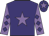 Purple, mauve star, mauve sleeves, purple diamonds, purple cap, mauve star
