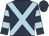 Dark blue, light blue cross belts, hooped sleeves