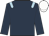 Dark blue, light blue epaulettes, dark blue arms, white cap
