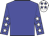 Blue body, blue arms, white stars, white cap, blue stars