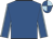 Royal blue, light blue seams on sleeves, quartered cap