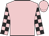 Pink, black checked sleeves