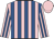 Pink, royal blue stripes, pink cap