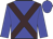 blue, brown cross sashes