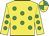 yellow, emerald green spots, quartered cap