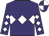 Purple, white triple diamond, diamonds on sleeves, quartered cap