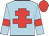 Light blue, red cross of lorraine, red armlets, red cap