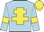 Light Blue, Yellow Cross of Lorraine and armlets, Yellow cap