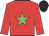 red, green star, black cap