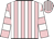 Pink and white stripes, hooped sleeves