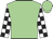 Light green, white and black check sleeves