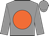Grey, orange disc, grey cap