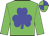 Green, blue shamrock, green and blue quartered cap