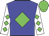 Big-blue body, green diamond, white arms, green diamonds, green cap