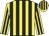 Yellow, black stripes