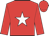 Red body, white star, red cap