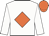 White, orange diamond, orange cap