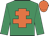 Emerald Green, Orange cross of lorraine, orange cap