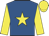 Royal blue, yellow star, sleeves and cap
