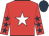 Red, white star, red sleeves, dark blue stars and cap