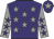 Purple, grey stars, grey sleeves, purple stars, purple cap, grey star